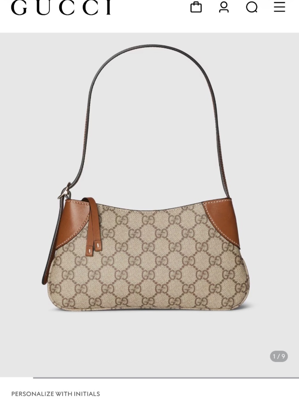 Autenthic GG Emblem Small shoulder bag ✨ - Picture 2 of 3
